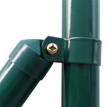 HUANGDANSP Recinzione in Rete con Pali 1,97x25 m Verde Articoli di ferramenta Barriere e recinzioni Pannelli per recinzioni
