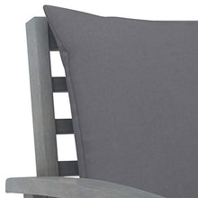 SKM Set Divani da Giardino 5 pz con Cuscini in Legno Acacia Grigio (50.8kg)