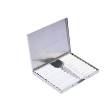 Custodia for sigarette humidor, spessore e modelli a doppio uso, atmosfera semplice ed elegante in acciaio inox in acciaio inox in acciaio inox in acciaio inox, anti-umidità portatile e anti-pressione