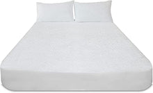 100% cotone terry telo impermeabile lenzuolo coprimaterasso topper cover traspirante super assorbente antimacchia anti-allergico & non-noisy, King (152x203cm)