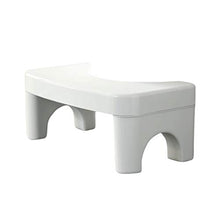 LZL Sgabello WC Sgabello Toilette vasino vasto Vaso Sgabello di aiuti Squat Sgabello adeguato Postura igienica per la Salute Vasino Tozzo (Color : White, Dimensione : Conventional)