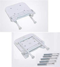 Sedia da doccia da bagno, sgabello da parete per anziani, sedia pieghevole da parete, sgabello da doccia, sgabello pieghevole per bagno (dimensioni: 45 cm)