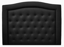 OGI DISEÑO Mod. 167 Testiera imbottita da letto in similpelle (nero, 160 x 120 x 8 cm (letto da 150 cm)