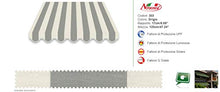 Tenda da Sole T4 a Caduta con Guide Laterali Antivento Dimensioni:L300xH220 (Senza Cassonetto, Corti Classici 376)