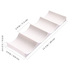BESTONZON - Portabottiglie in plastica per bottiglie di vino, in stile europeo, per cucina, controsoffitti, dispensa, frigorifero, 29 x 9,8 cm
