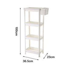 &ripiano di stoccaggio Cucina Carrelli, multifunzionale Rack storage con pulegge, stoccaggio Spice Rack Scaffale di finitura