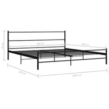 SKM Giroletto Nero in Metallo 200x200 cm (21.2kg)