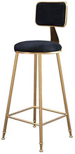 BDLYZ Yxsd Bar Sgabello da Cucina presiede i Piedini in Metallo con Schienale Design for la Colazione e casa Sedia Semplice Moderna Ferro da Pranzo Gamba Oro Vento Adatto for sedie for Interni