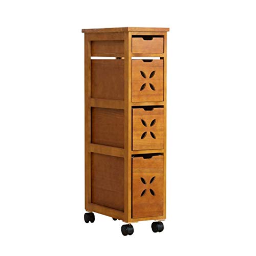GJSN Home Storage Cabinets 20 cm Di Legno Solido Seam Governo Storage Box Cassetto Tipo Locker Camera Environmentally Friendly Narrow Armadietto Laterale,B