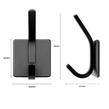 Gancio autoadesivo in acciaio inox 304, autoadesivo, senza foratura, impermeabile, gancio appendiabiti, per camera da letto, bagno, cucina, ufficio (gancio a U in acciaio inox)