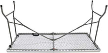 Tavolo da campeggio Tavolo pieghevole portatile portatile rettangolo per catering per esterni indoor Camping Trestle Picnic Garden Patio BBQ Party, 4ft Tavolo pieghevole multifunzionale ( Size : 4FT )