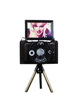 WANDOM Decorazione della Macchina Fotografica d'Epoca Decorazione della Finestra Ferro Art Clock Fotocamera Modello Retro Camera-CJ127232