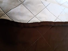 CASA VE Copridivano 2 Posti Copertura su Due Lati Imbottito Reversibile Copertura Divano per Cani/Gatti 179 x 124 Marrone