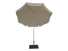 Maffei Art 12 Borgo, ombrellone Rotondo Diametro cm 200, Tessuto polyma, Made in Italy. Colore Ecru