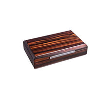 KANJJ-YU Cigar Box, Naturale Legno di Cedro Piano di Vernice costante di Temperatura e umidità Cigar Box, Multi-Zone Bagagli Cigar Humidor Good Mood, Good Life (Colore: Naturale) Bar
