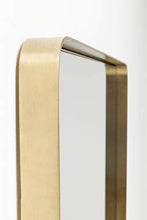 Kare Design - Specchio Curve Rettangolare Rame, 200 x 70 cm