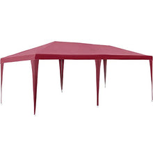 TecTake 800382 - Gazebo da Giardino 3x6 m, 5 Elementi Laterali Rimovibili, per Eventi Cerimonie Giardino - Disponibile in Diversi Colori (Rosso | No. 402305)