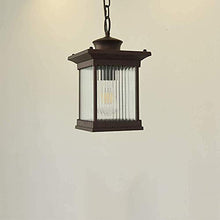 N/Z Home Equipment Vintage Brown Outdoor/Indoor Aluminum/Glass Adjustable Height Balcony Waterproof Garden Ip23 Terrace Pavilion Frame Grape E27 Lantern Easy to Tall