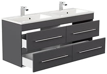 Mobile bagno Firenze 140 antracite satinato