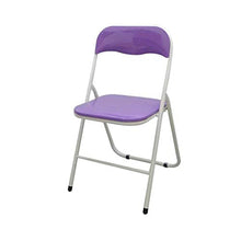zvcv Sedia Pieghevole Sedia Pieghevole Sedia da scrivania Portatile con Schienale da Campeggio per Il Tempo Libero Viola Brillante