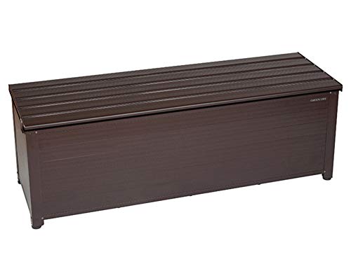 XLLLL Cassapanca da Esterno Baule Rattan Cassa Panca Portattrezzi Giardino Copri Bidoni Immondizia Portabidoni Spazzatura Madie Panchina Scatola di Immagazzinaggio All'Aperto Ideale