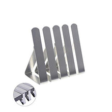 N/D 3/6/12 Pezzi Tovaglia in Acciaio Inox Clip per tovaglia Morsetto per tovaglia per casa, Feste, Picnic, Ristorante, Matrimoni (6 Pezzi)