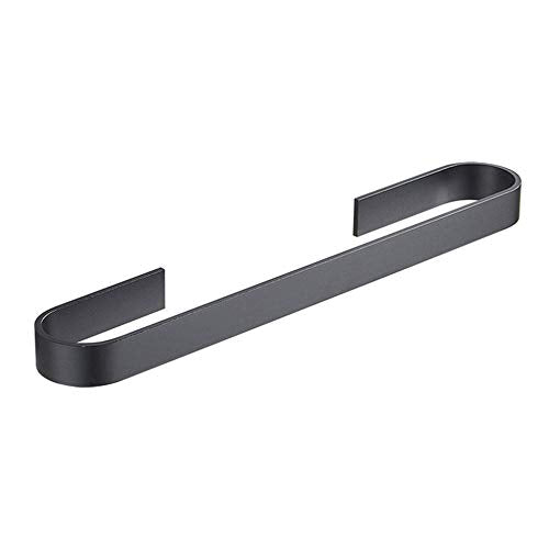 Portasciugamano Portasciugamani portasciugamani portasciugamani da bagno appendiabiti da parete in acciaio inossidabile 304 appendiabiti-nero_40cm