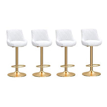 Sgabelli da Bar Sedia Sgabello da barre girevole regolabile a 360 ° con supporto posteriore Sedie da pranzo Sedie da cucina Sgabello da cucina imbottita in velluto, sedia da bar Sgabello Sgabello bist
