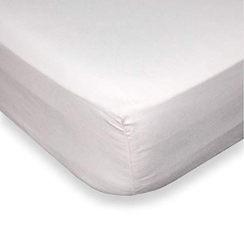 SpazioTessile Coprimaterasso o federe Zip Stretch Igenico Sanitario Microspugna Liscia Elastica 3Mis CA (Piazza e Mezza)