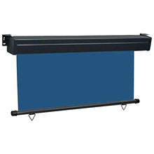 vidaXL Tenda laterale da balcone blu 170x250 cm