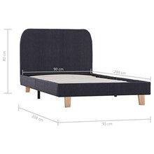 SKM Giroletto Grigio Scuro in Tessuto 90x200 cm (20.35kg)