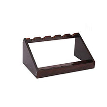 LHQ-HQ Banco di Figura del Triangolo di Legno di bambù Wine Rack - Free Standing Elegante e Moderno, Bottiglia di Table Top Wine Bagagli Slot for 5 Bottiglie.