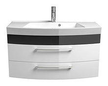 Posseik 5870 99 armadietto da Bagno, Colore: Bianco/Antracite
