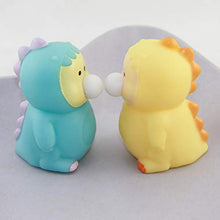 Amosfun 4Pcs Lento Aumento Babay Dinosauro Acqua del Bagno del Giocattolo di Decompressione Giocattolo per Bambini Favore di Partito di Compleanno Regalo per Goodie Bags Uovo di