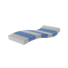 MSS - Materasso a molle insacchettate a 7 zone, 180 x 200 cm, H3, con rivestimento trapuntato, colore: Bianco