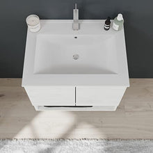 Kiamami Valentina ARREDO BAGNO SOSPESO 60CM CON ANTE E VANO A GIORNO BIANCO | VENEZIA