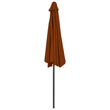 Tidyard Ombrellone Parasole a metà da Giardino Esterno con Palo in Alluminio 300x150x253 cm,Ombrellone Parasole da Balcone,Ombrellone da Mare,Ombrellone da Terrazzo Piscina,Ombrellone a metà