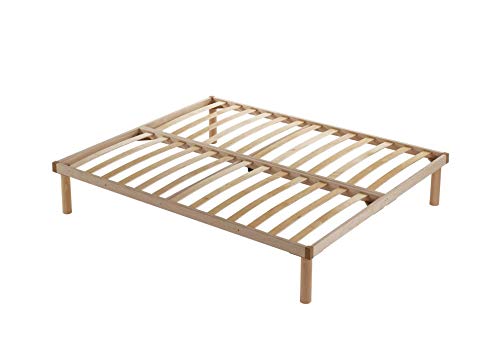 MENTOR - Rete Ortopedica a Doghe - Fisse Matrimoniale 180x200 Amandula Evo