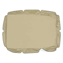 Keyohome Tettuccio Dondolo da Giardino Impermeabile Resistente ai Raggi UV Tetto del Ddondolo 3 posti 195 x 125 x 14cm (Beige)