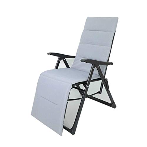 FACAZ Lettino Prendisole Pieghevole Patio Zero Gravity, Sedia a Sdraio Outdoor Beach Camping Supporto Portatile 200kg Chair Camping (Color: with Cushionsc)