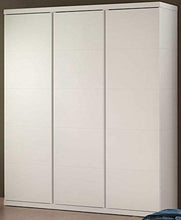 Vipack LAKL1314 Lara-Armadio a 3 Ante, in MDF Laccato, Colore: Bianco, 166 x 57 x 204,5 cm