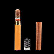 Humidars Cigar Humidor - Viaggi Pretty Gadget alluminio portatile Cedar in legno ricoperto di imballaggio Cigar Humidor tubo Case Mini mantenerlo fresco .Scatola di immagazzinaggio di cigari di grande