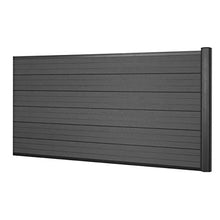Mendler Pannello supplementare frangivento Basso Privacy Sarthe WPC Alluminio Premium 188cm Antracite