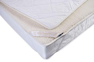 100% lana Merino Lamswool scaldaletto matrimoniale coprimaterasso 140 x 200 WOOLMARKED
