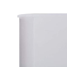 UnfadeMemory Paravento a Pannelli in Tessuto, Paravento per Recinzione, Paravento da Giardino, Paravento da Esterno (400x120cm, Bianco)