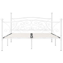 SKM Giroletto con Doghe Bianco in Metallo 180x200 cm (24.6kg)