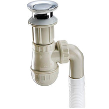 Gangkun 304 Tubo di Scarico per lavabo/Deodorante/Rame Pieno/Flap/Tubo di Scarico per lavabo