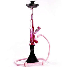 Creativo Narghilè, Grande Shisha Set Tubo di Fumo a Partito Club Bar Sala (Senza nicotina),Rosso