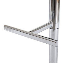 Mendler Set 2X sgabelli Lounge Kavala Tessuto Base cromata Grigio