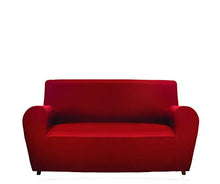 GEMITEX Magico COPRIDIVANO 3 POSTI IN TESSUTO TINTA UNITA ED ELASTICIZZATO polyester BORDEAUX Schienale Fino A 240 CM